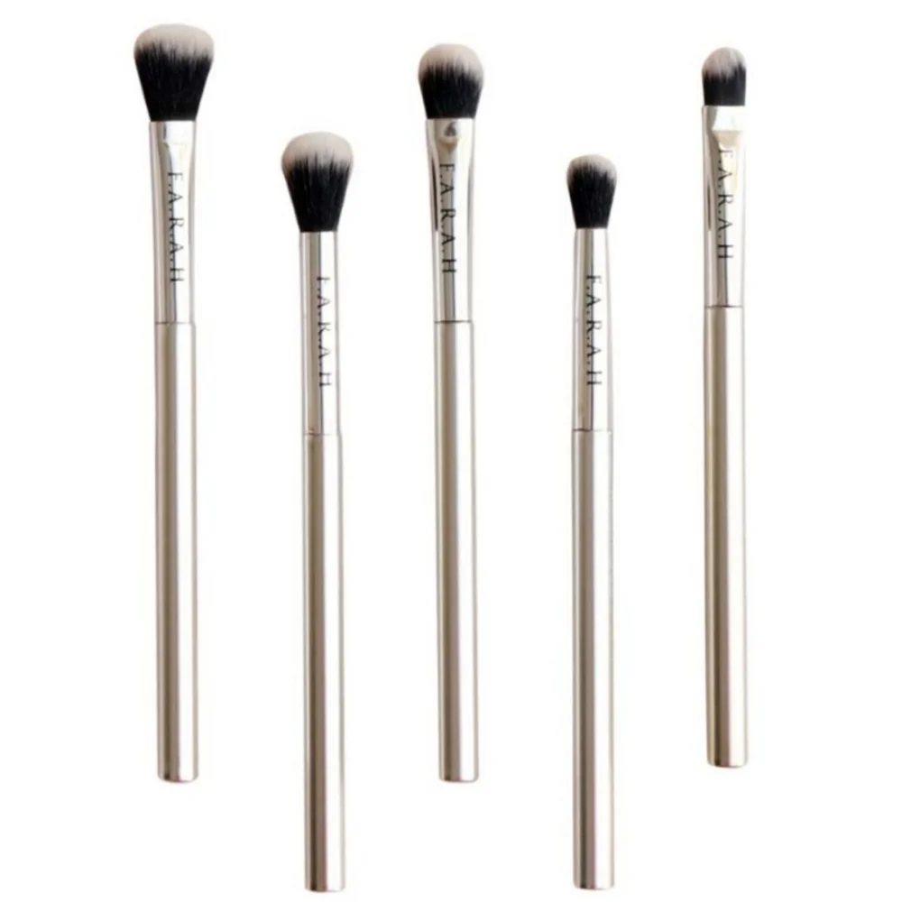 F.A.R.A.H. Eye Perfection 5pc Make-Up Cosmetics Brushes Set NWT